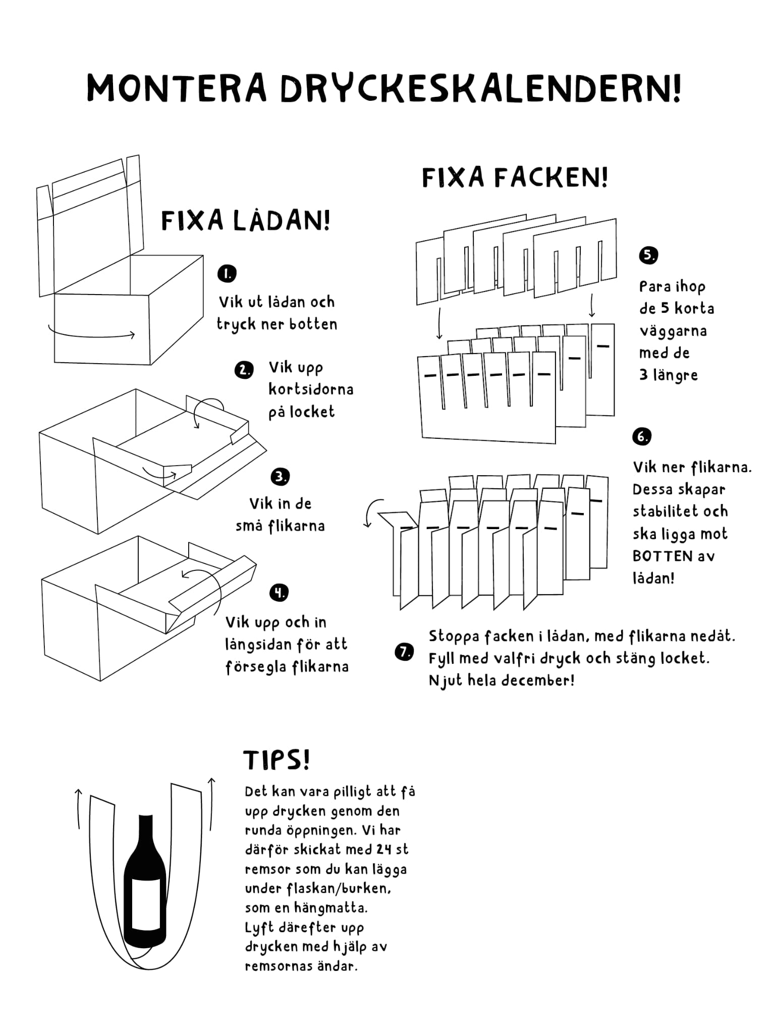 Dryckeskalender - Dryckesboxen